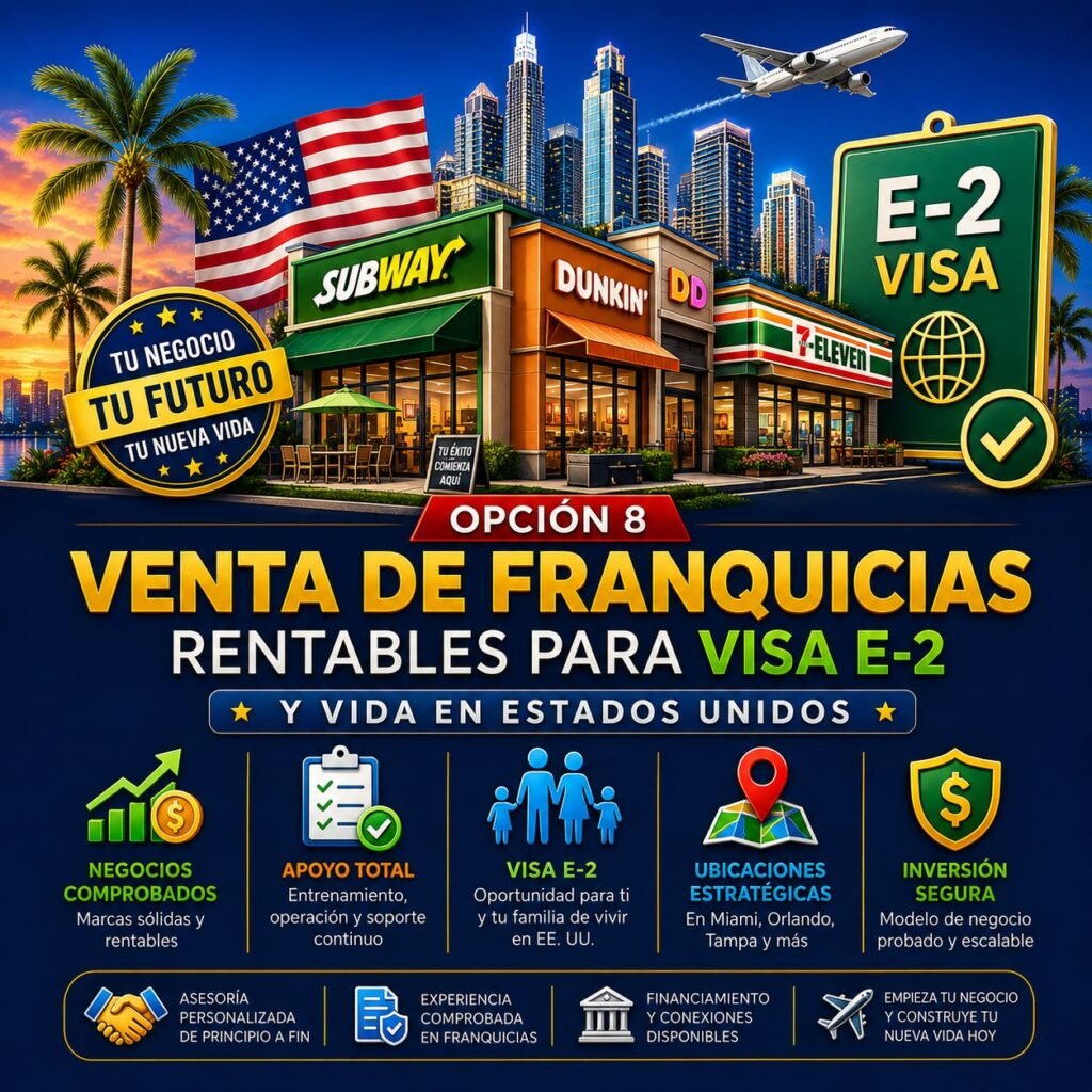 franquicias-rentables-para-visa-e-2-y-vida-en-estados-unidos