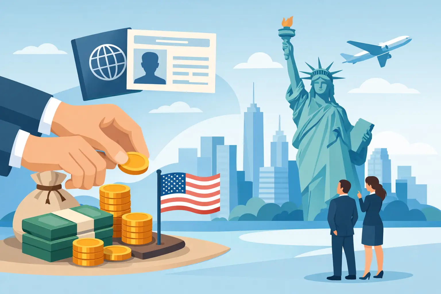 ¿Cuánto capital exige la visa E-2 en EE. UU.?