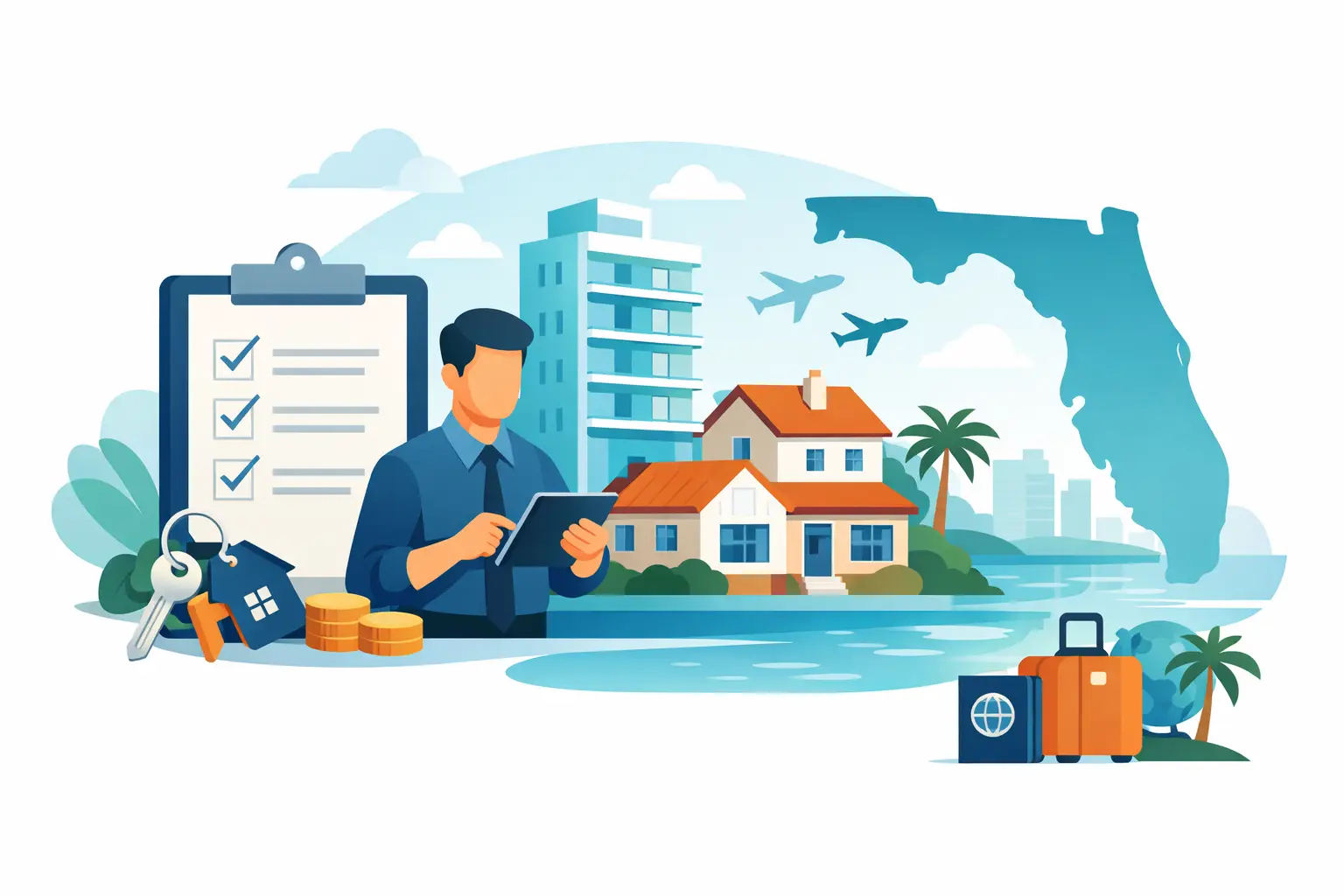 Administración de propiedades para no residentes en Florida