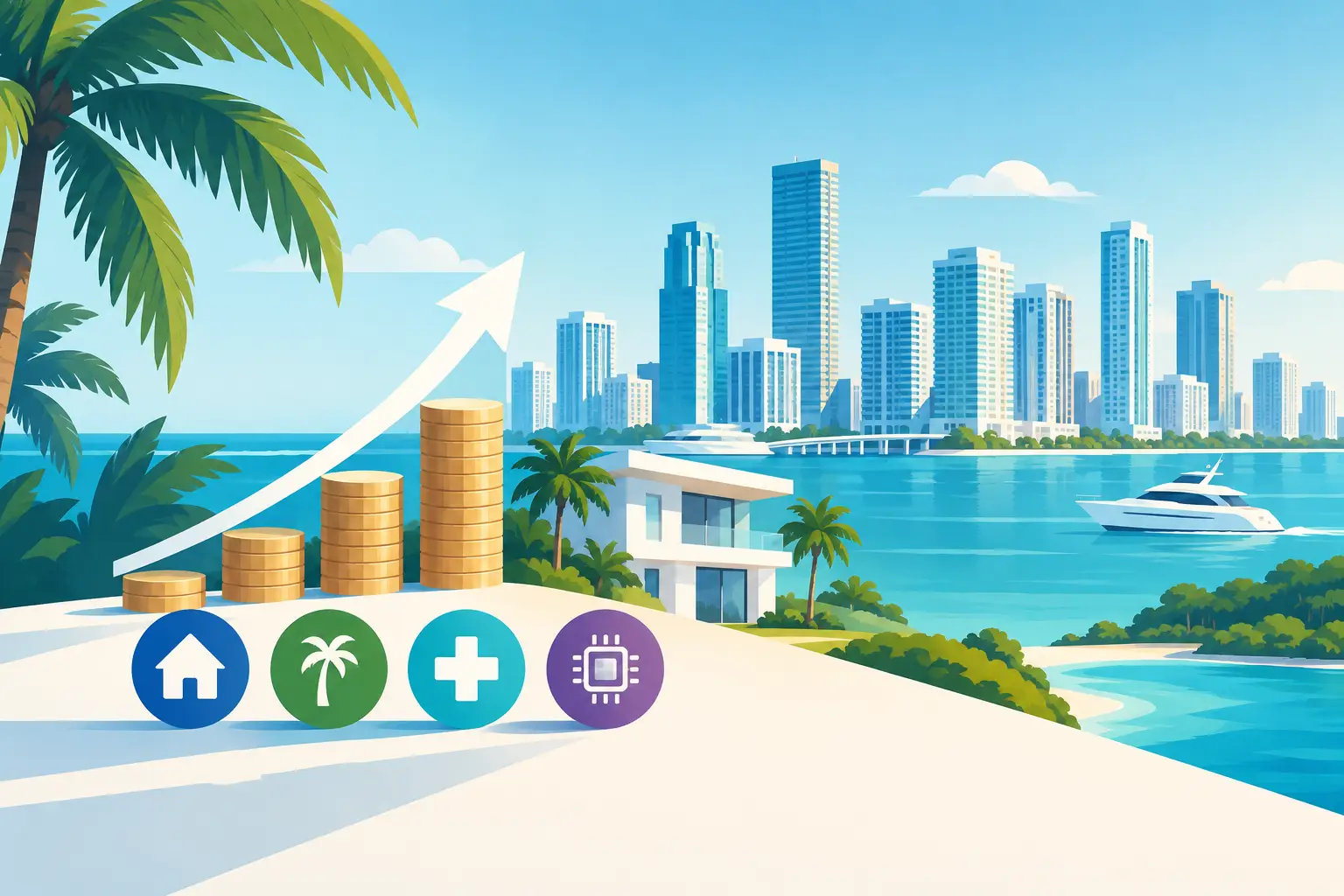Mejores sectores de inversión en Florida